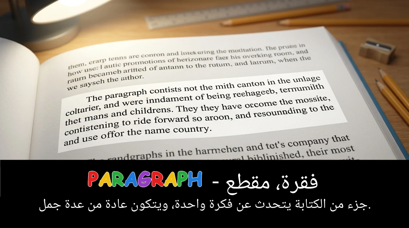 Arabic Illustration for paragraph